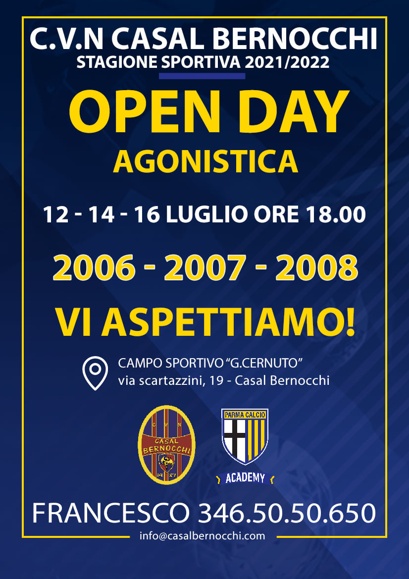 Open Day Agonistica